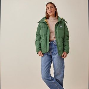NWOT GREEN Patagonia Women's Downdrift Jacket